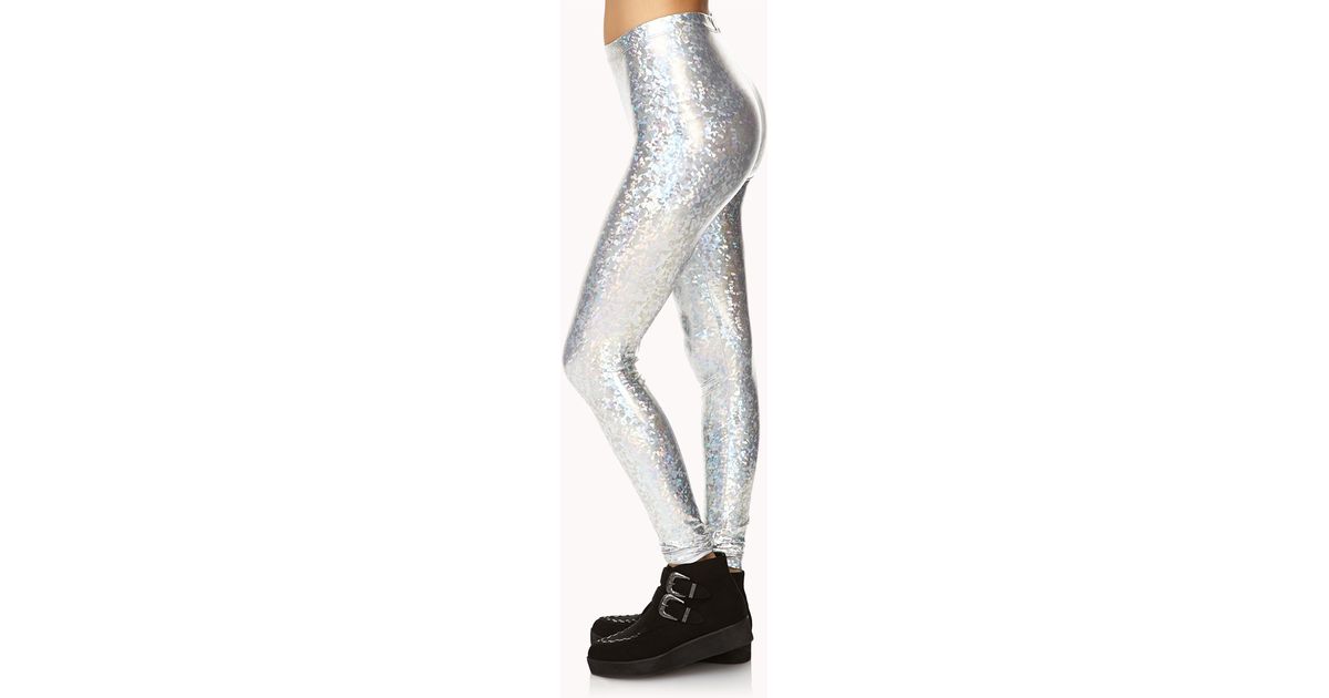 silver fendi leggings