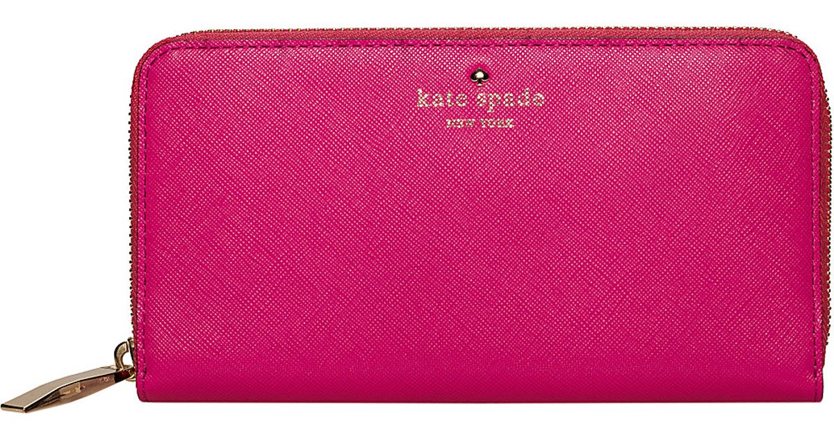 Kate Spade Cherry Lane Saffiano Leather Wallet In Purple Lyst - Saffiano Leather Kate Spade Wallet Kate Spade Cherry Lane Saffiano Leather Wallet In Purple Lyst - Saffiano Leather Kate Spade Wallet