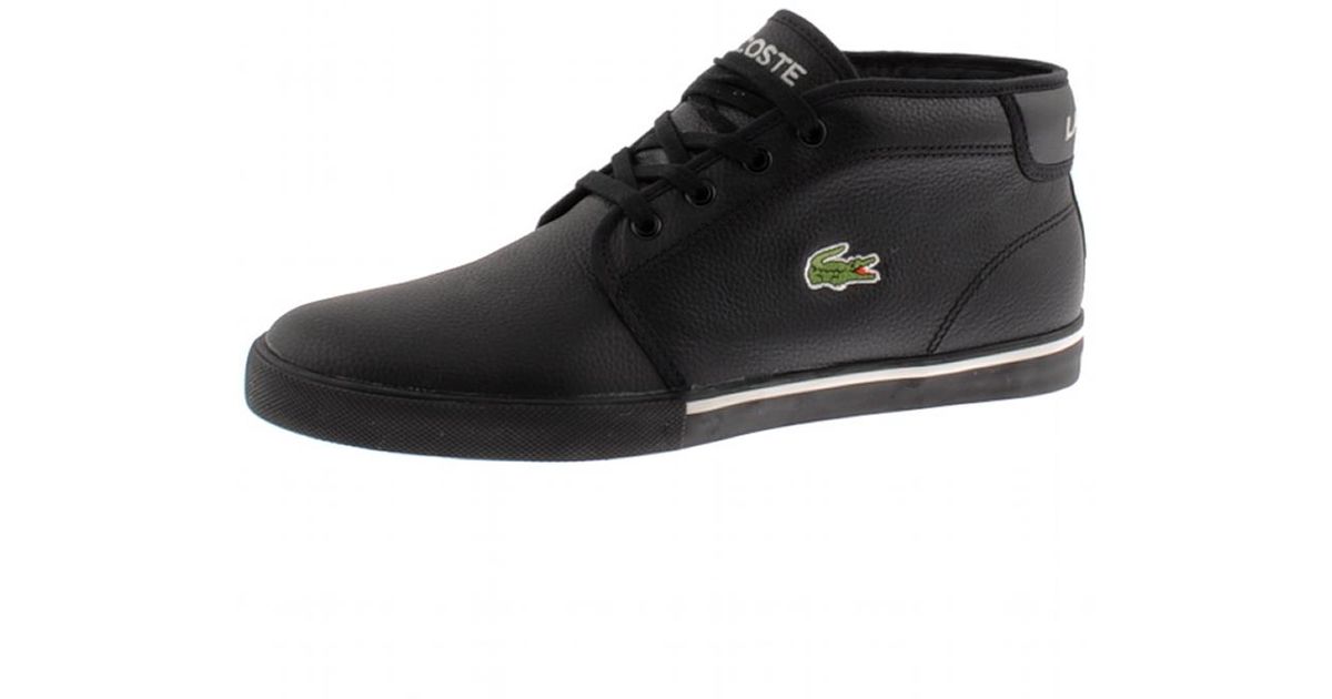 Lacoste Ampthill Trainers in Black for Men Lyst UK