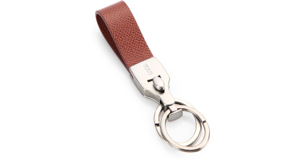Tod's Valet Parking Key Fob in Brown for Men Lyst