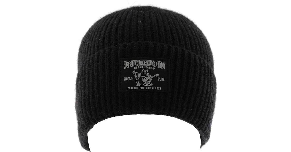 true religion ribbed beanie