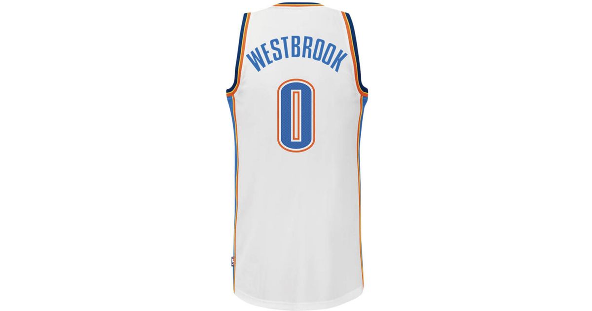 okc thunder westbrook jersey