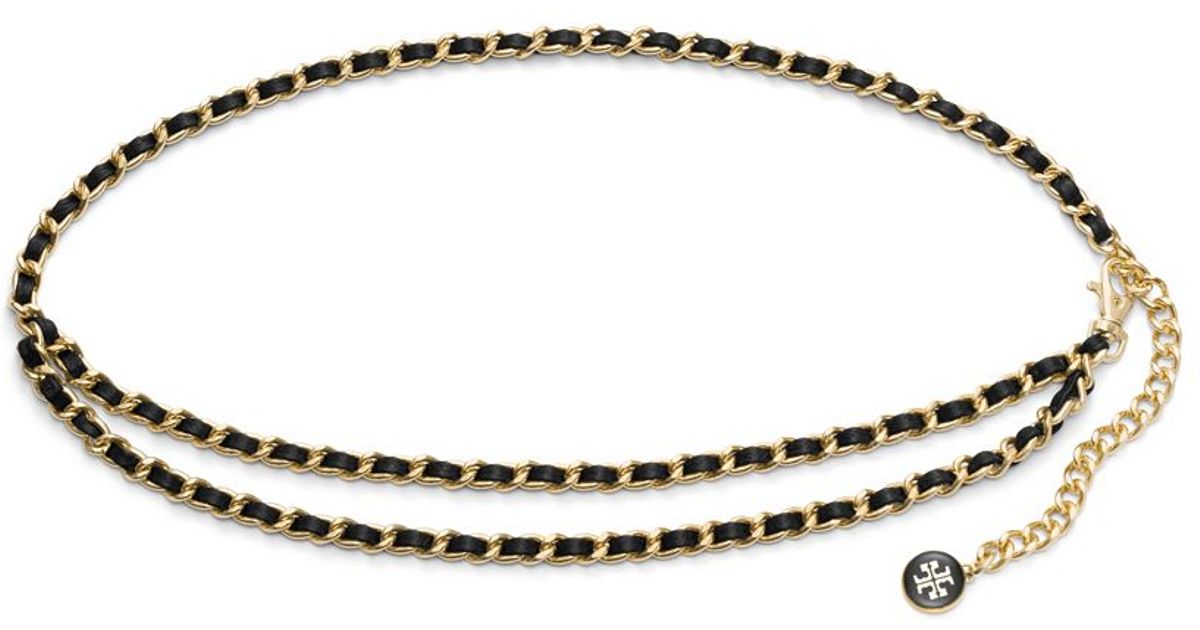 tory burch chain belt