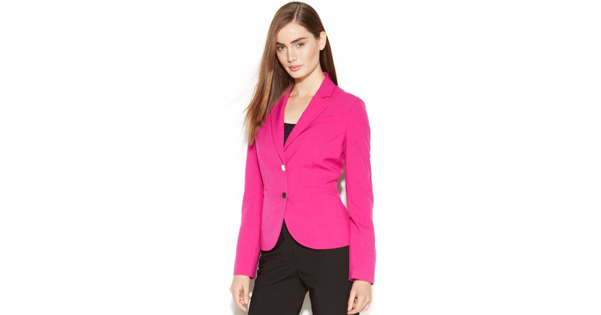 calvin klein pink blazer