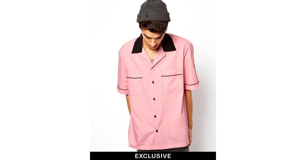 ASOS Reclaimed Vintage Bowling Shirt in 