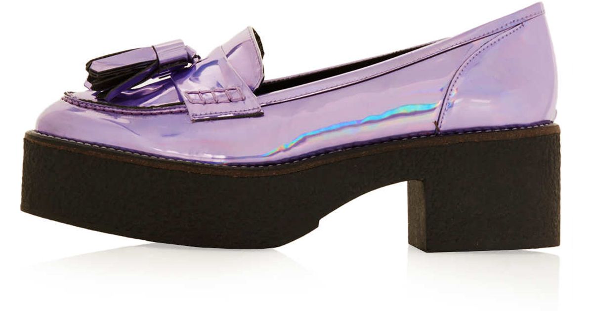 Jolene Chunky Loafers in Lilac (Purple) Lyst