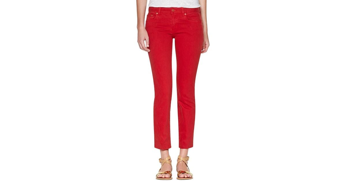 tory burch alexa cropped skinny jeans