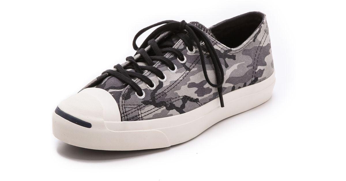 Converse Jack Purcell Camo Sneakers in Gray for Men - Lyst