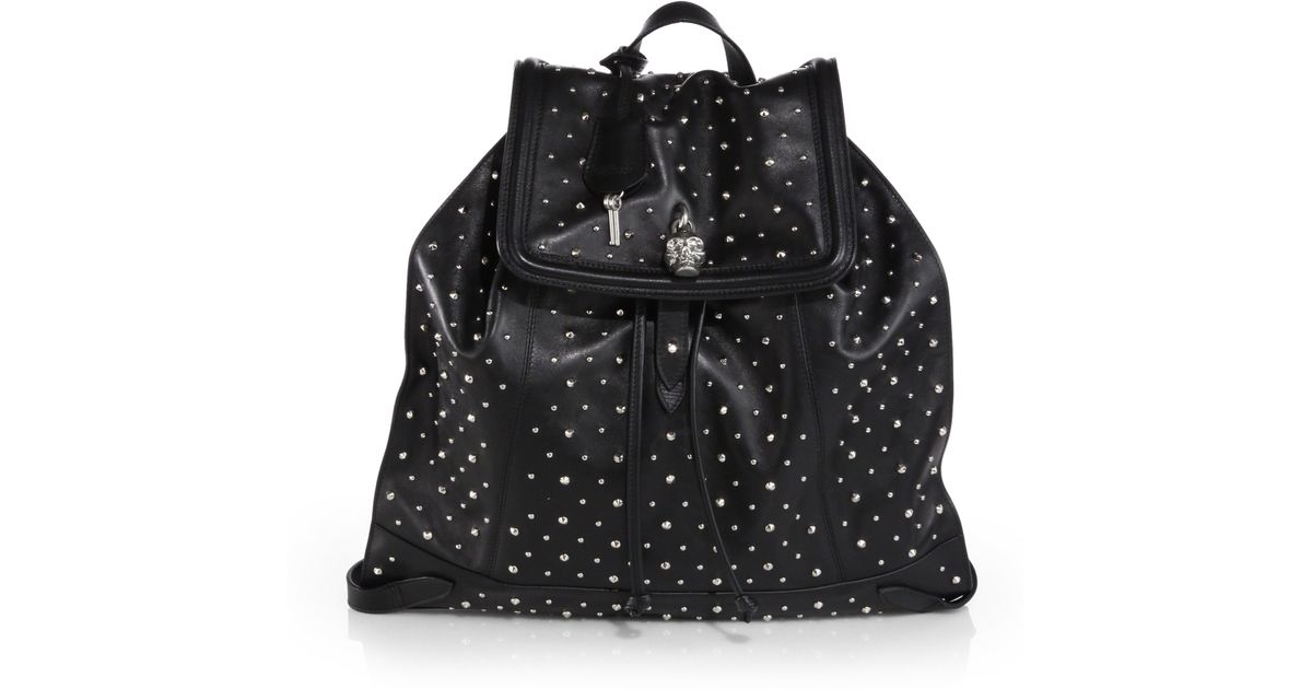 alexander mcqueen studded backpack