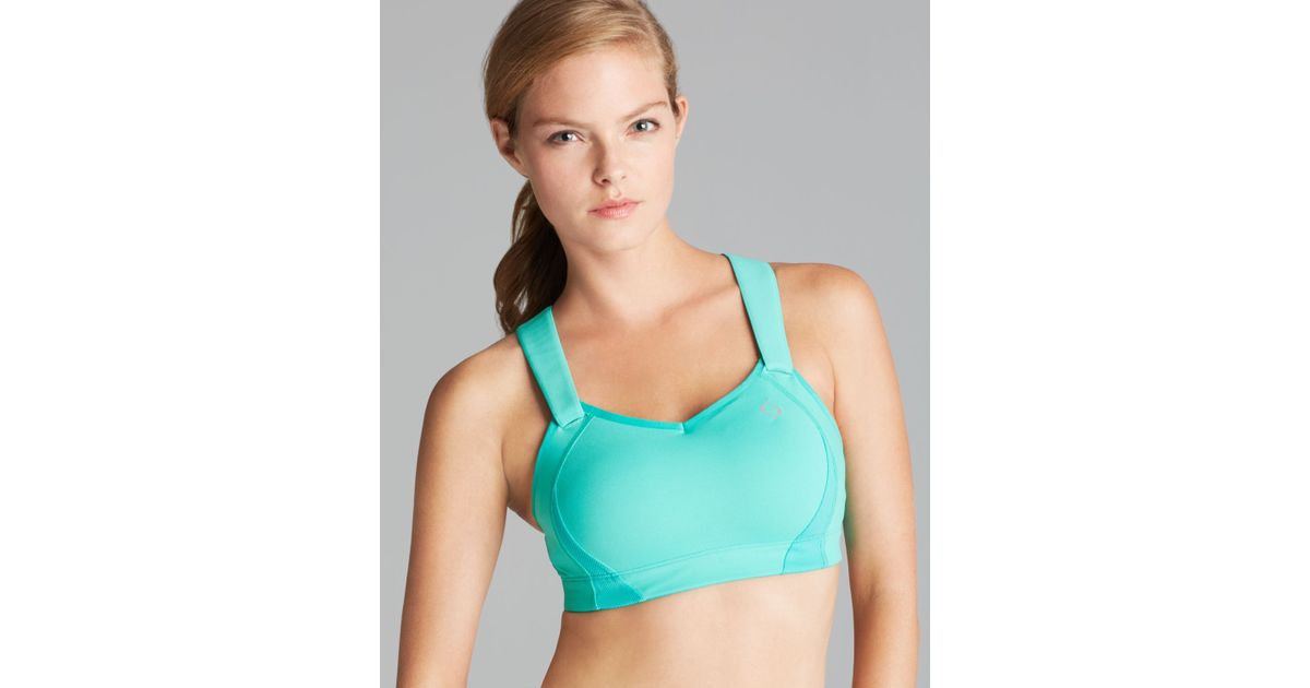 Moving Comfort Sports Bra Juno High Impact In Jade Green Lyst