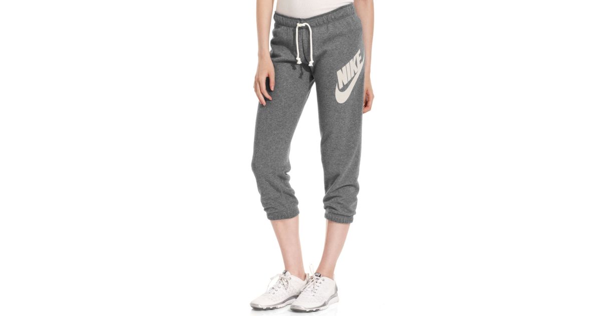 nike rally capri sweatpants