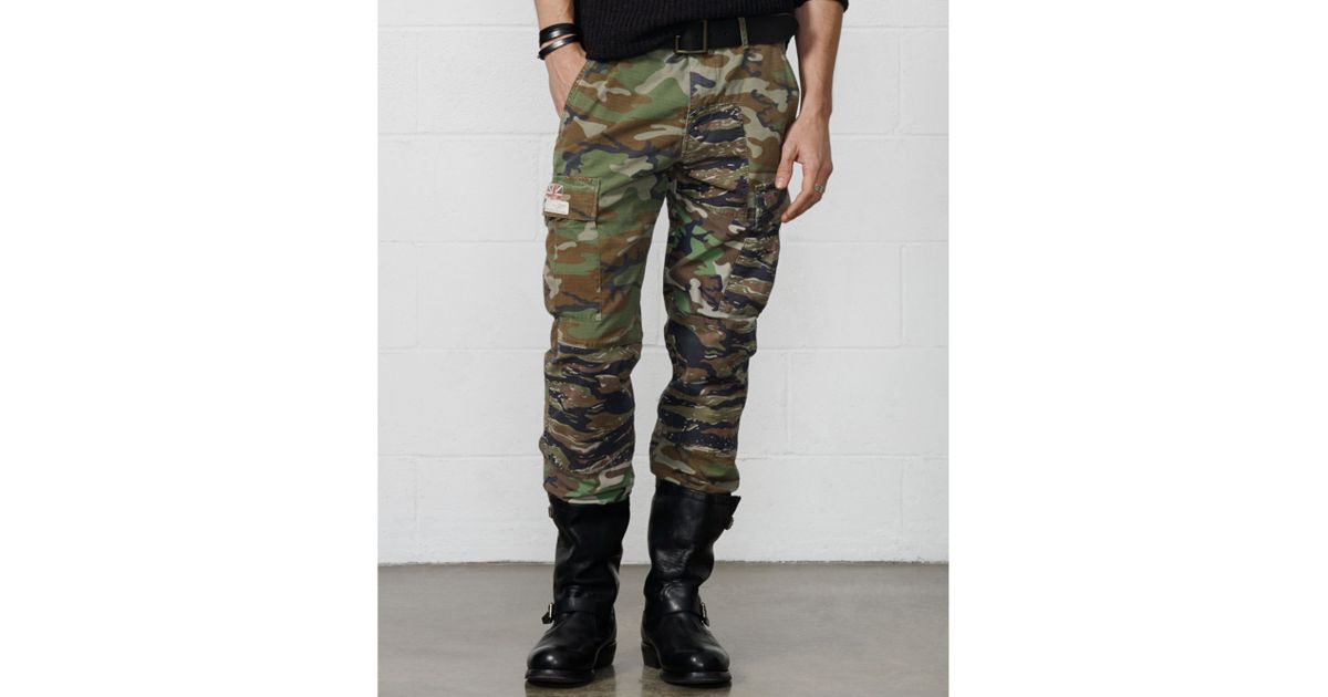 LC23 CAMO CARGO PANTS, | Military green Men‘s Cargo | YOOX