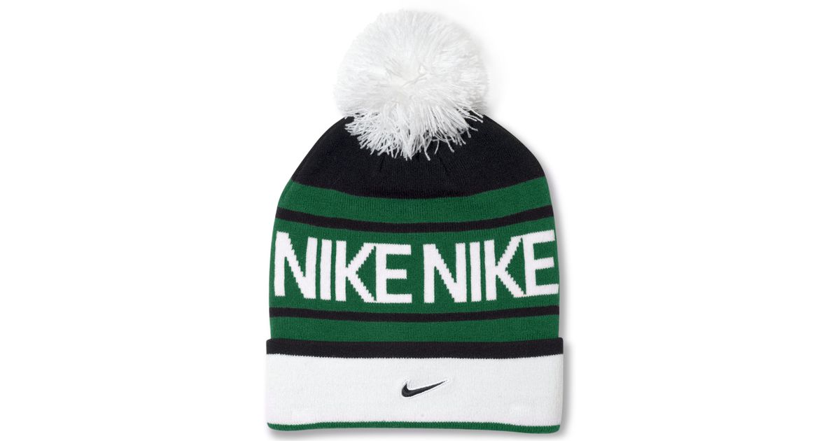 mens nike beanie with pom