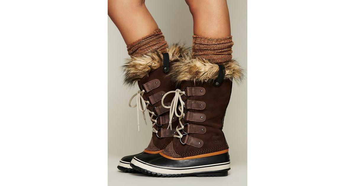 brown sorel joan of arctic boots