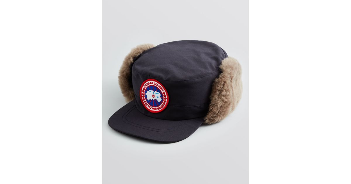 canada goose shearling hat