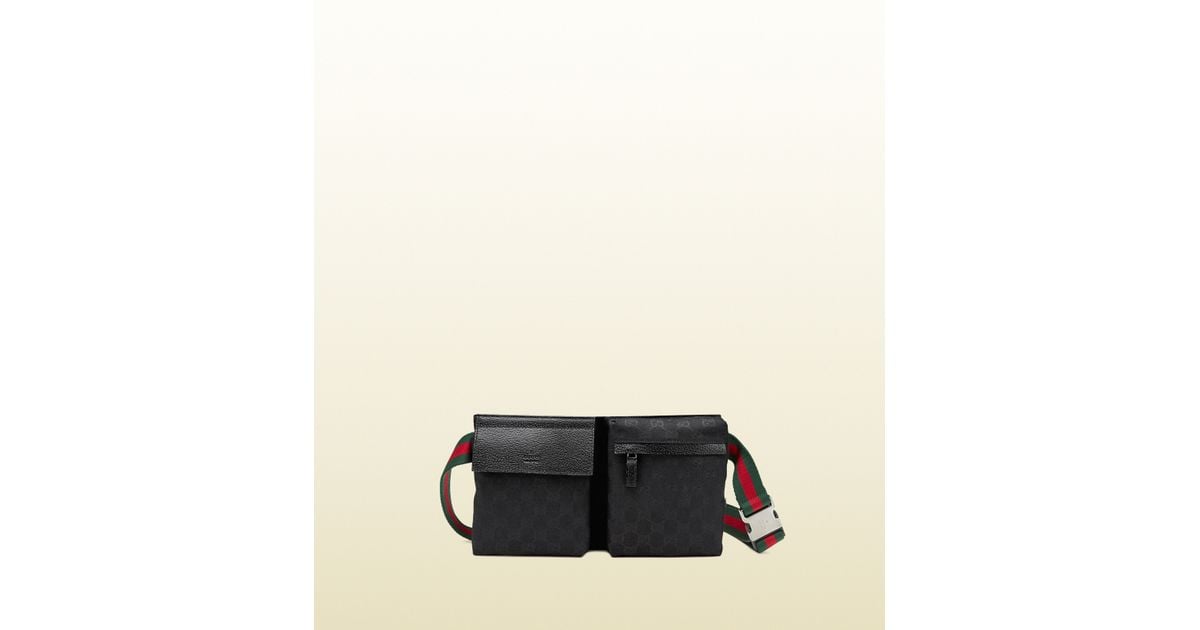 Gucci Original Gg Canvas Belt Bag in Black for Men - Lyst