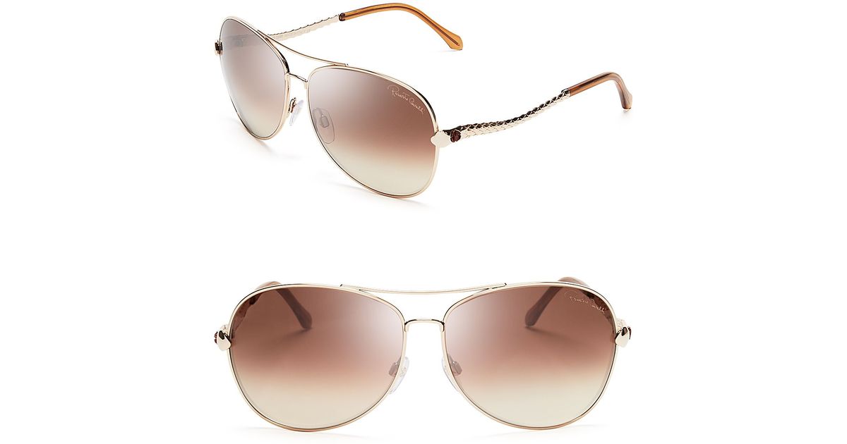 roberto cavalli aviator sunglasses