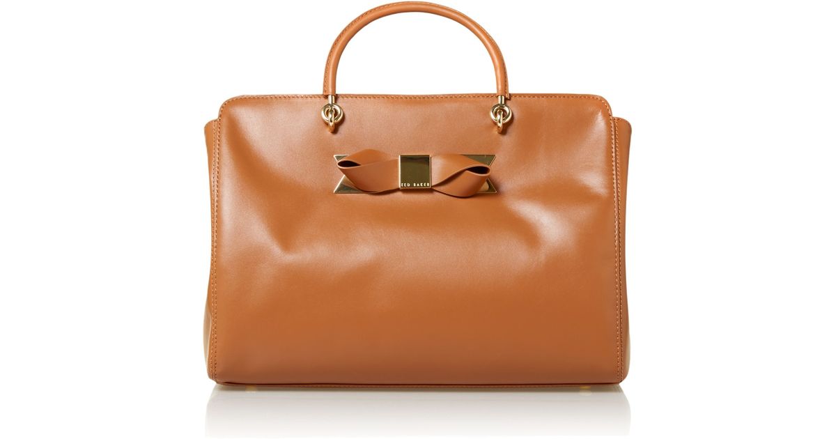 ted baker bow tote bag