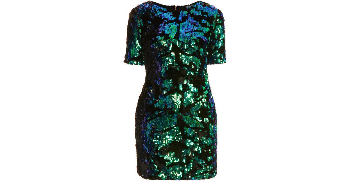 topshop green velvet dress