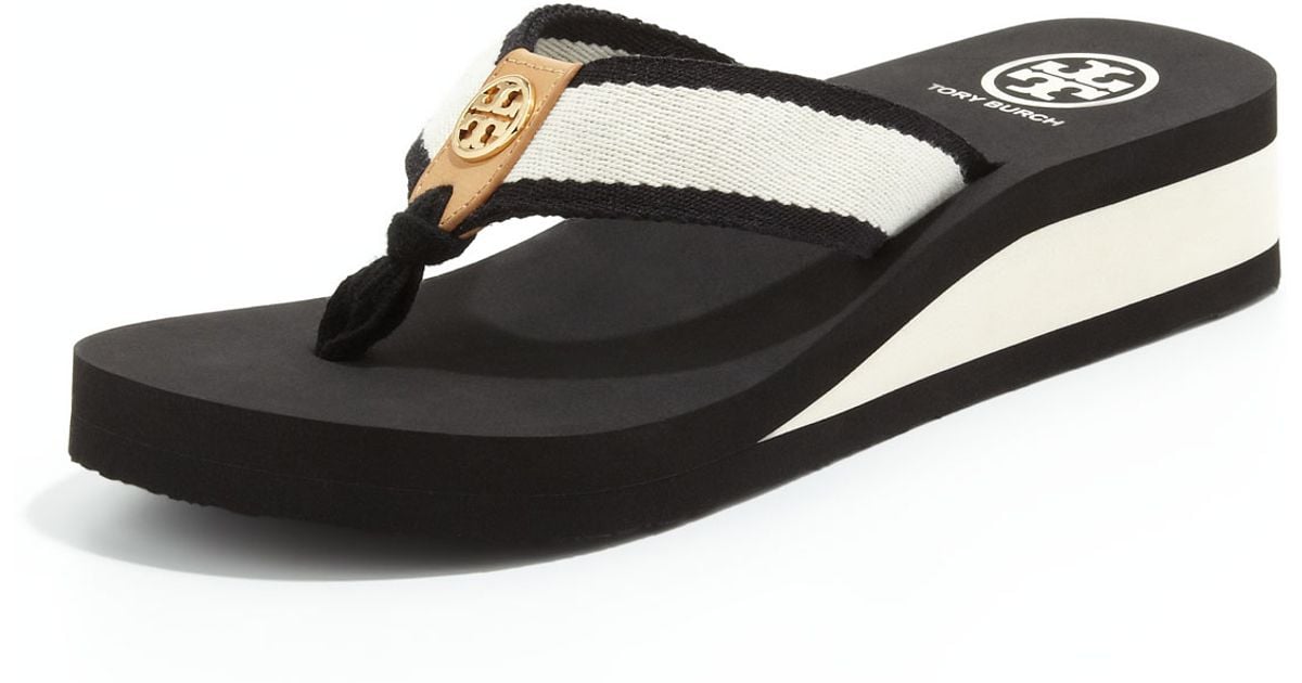 rubber wedge flip flops