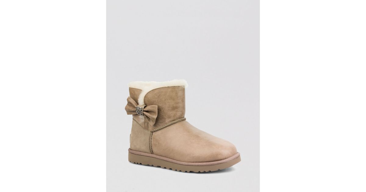 ugg boots bows on side