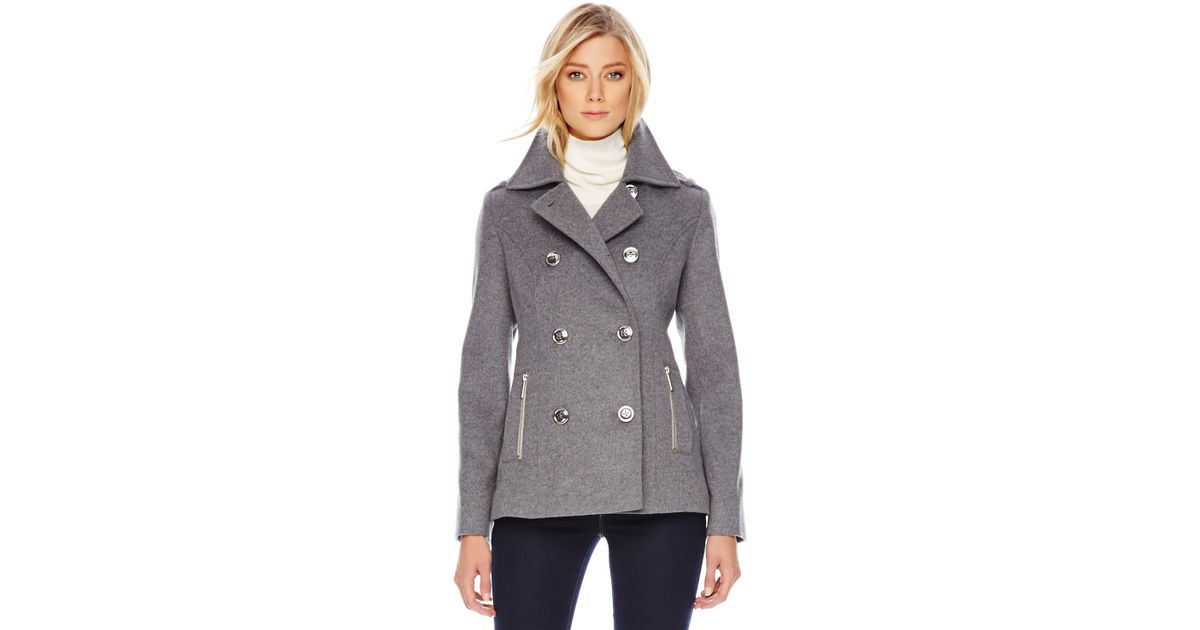 michael kors heather grey jacket