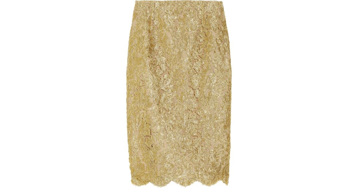 michael kors skirts gold