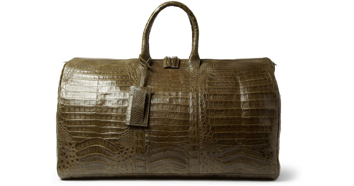 crocodile holdall