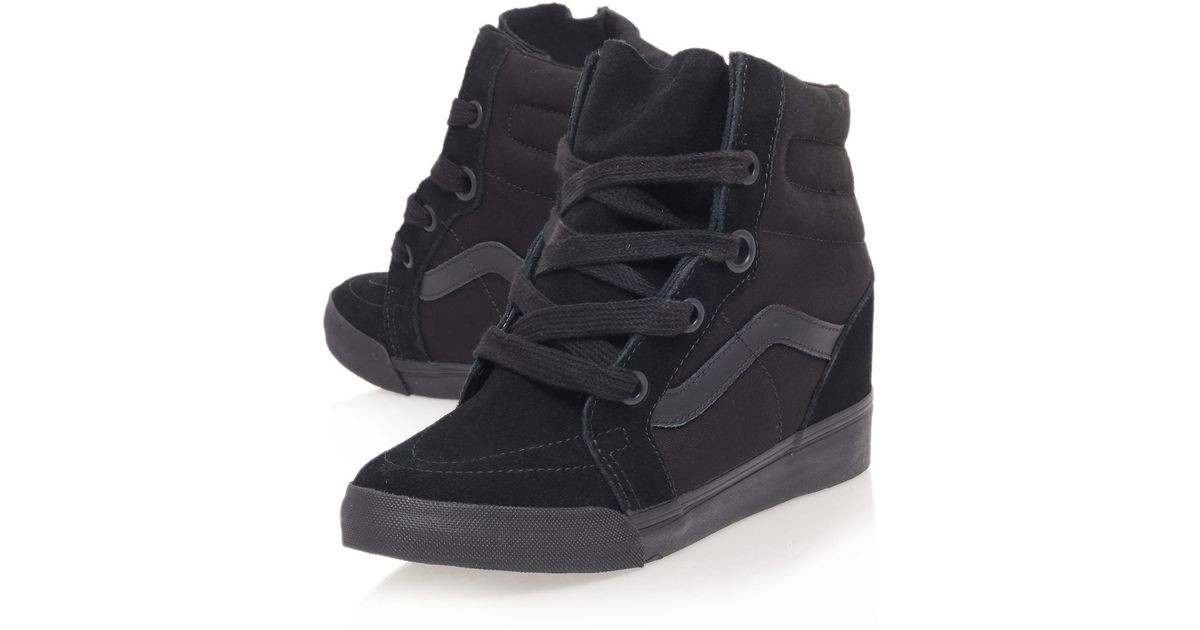 vans wedge trainers