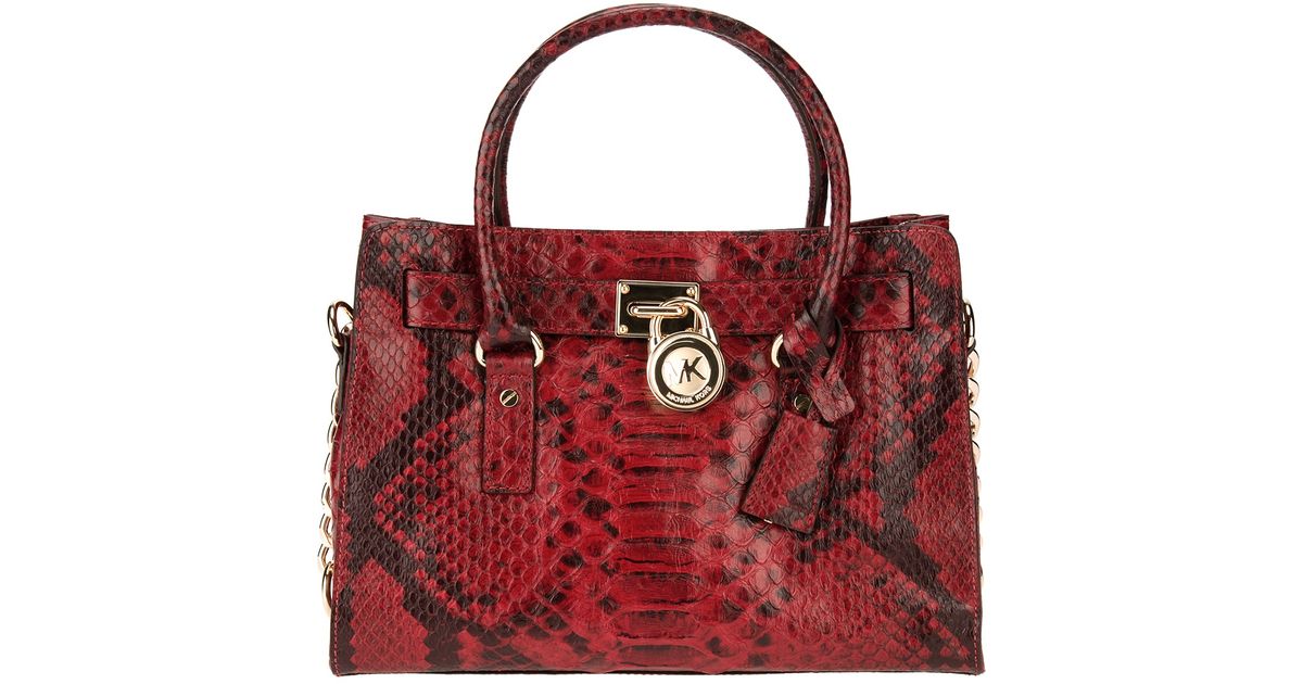 michael kors python handbag