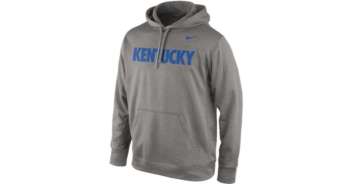 Lyst - Nike Mens Kentucky Wildcats Hoodie Sweatshirt in Gray for Men