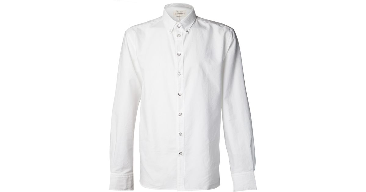 mens white button shirt