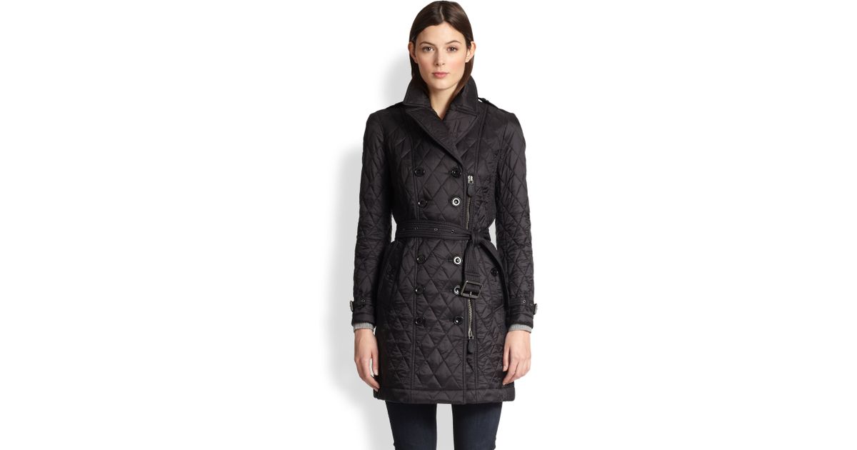 double breasted quilted jacket