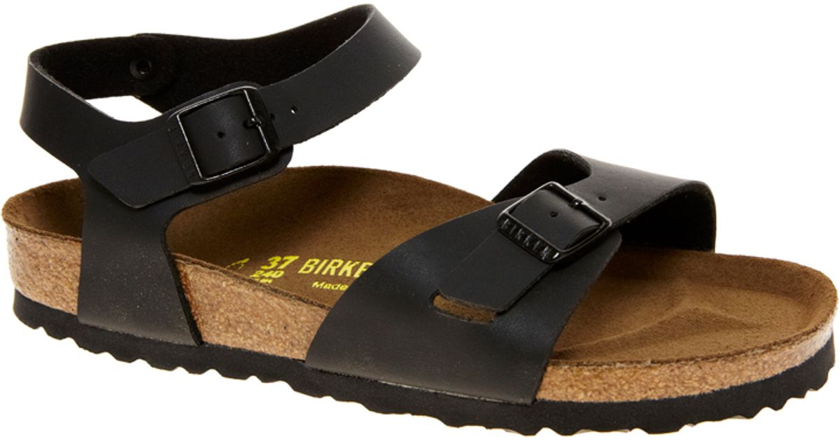 Strap Rio Sandals Birkenstock 2 Black vYbf6g7y