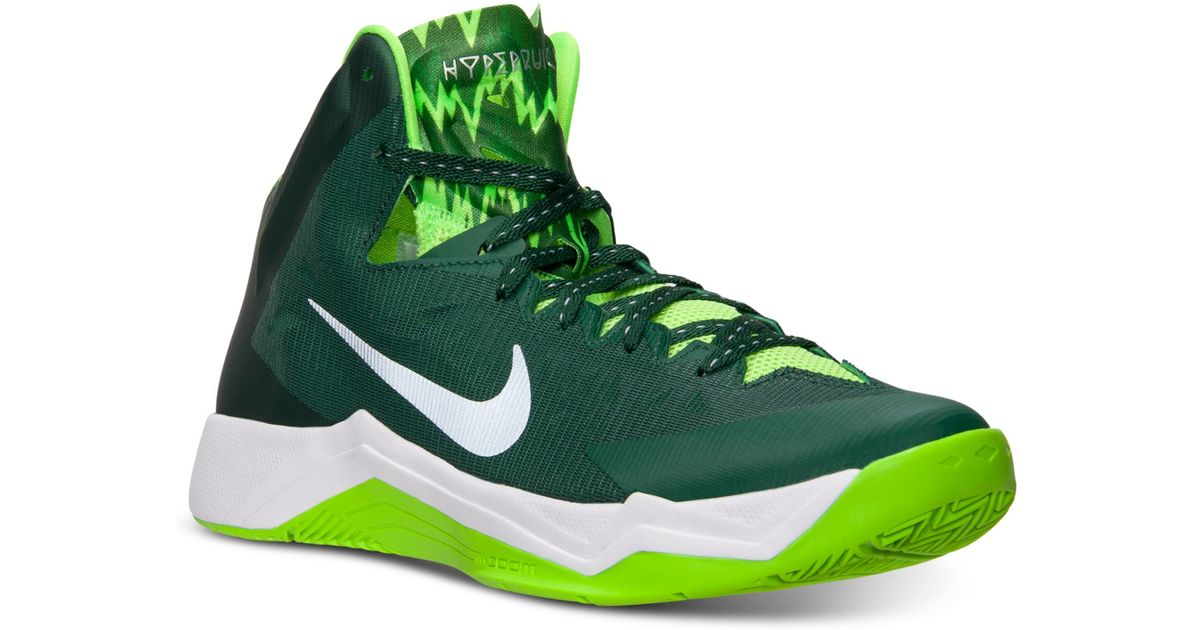 Logro intencional péndulo Nike Mens Hyper Quickness Basketball Sneakers From Finish Line in Green for  Men | Lyst