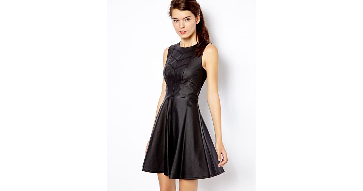 oasis leather dress