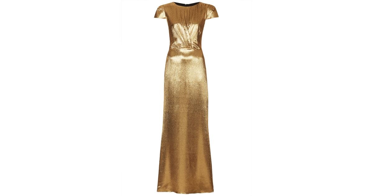 Limited Edition Lurex Maxi Dress in Gold (Metallic) Lyst