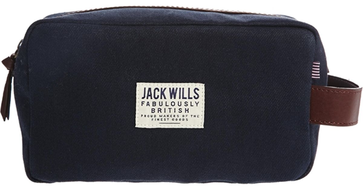 jack wills mens toiletry bag