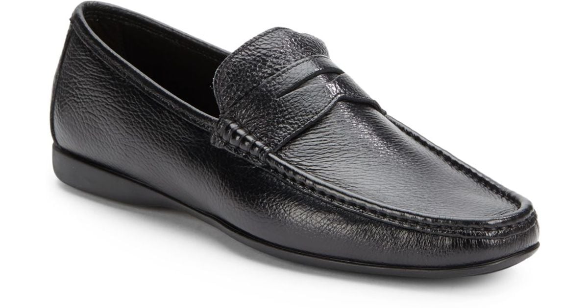 bruno magli black loafers