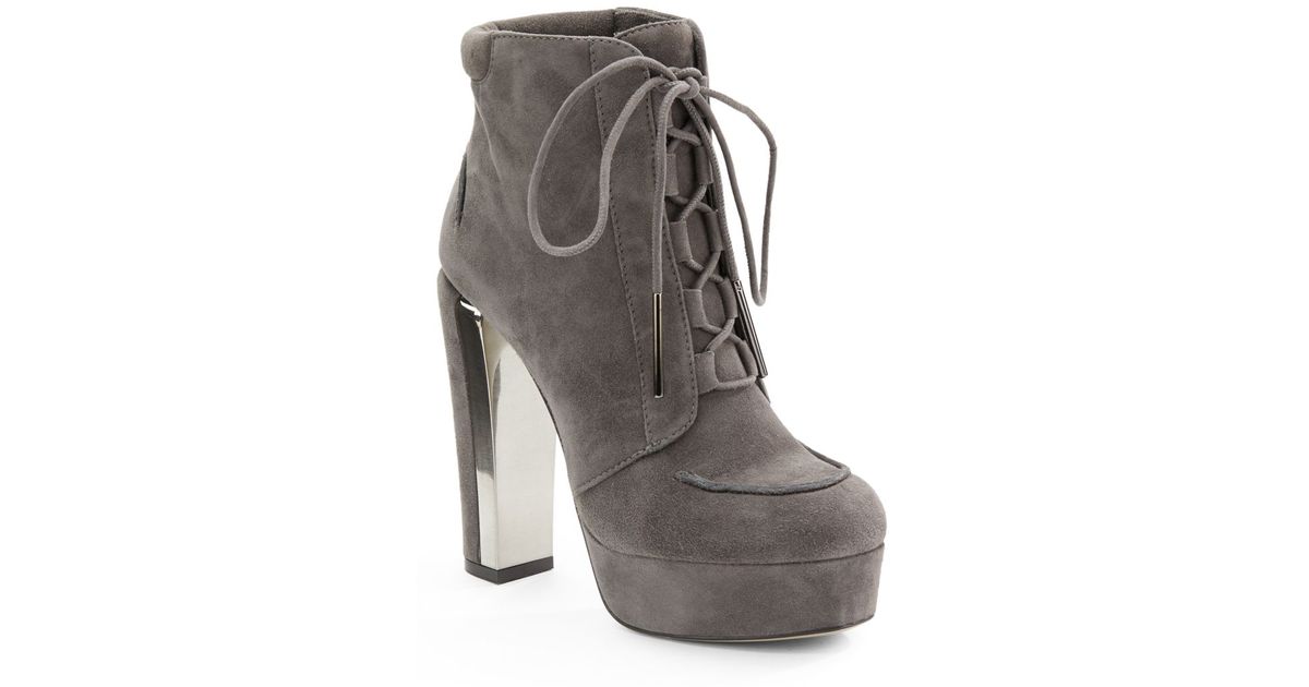 calvin klein grey boots