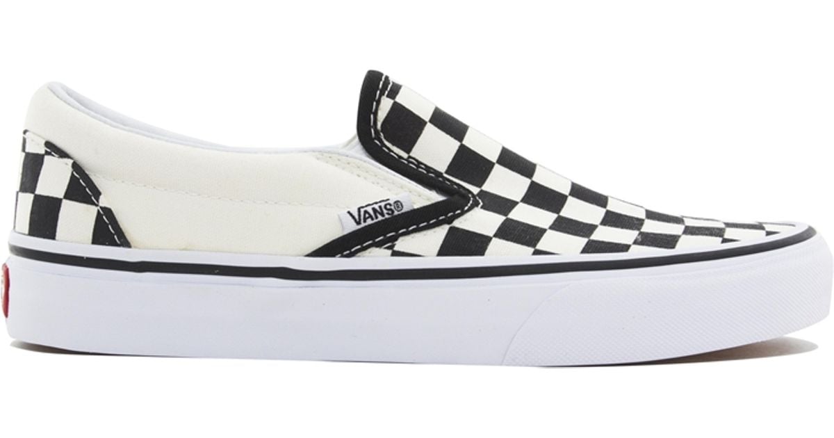 cream and black checkerboard vans