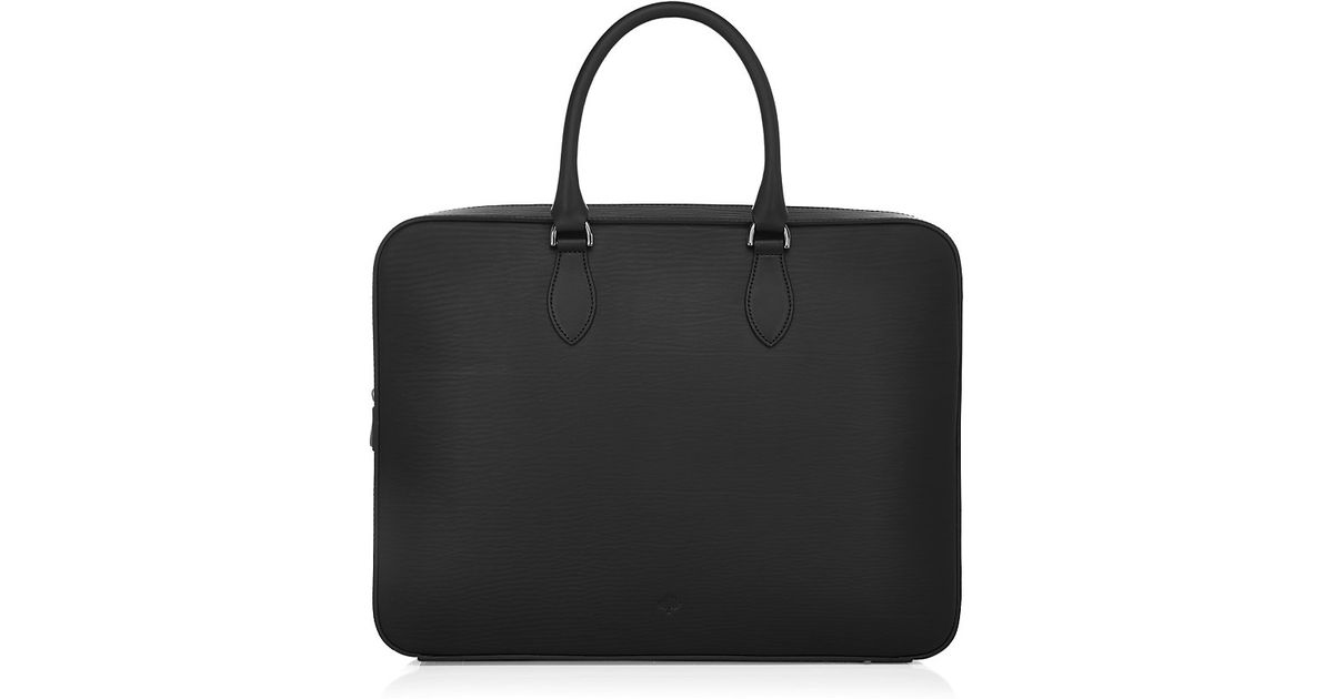 Mulberry Tony Laptop Briefcase in Black for Men Lyst Canada