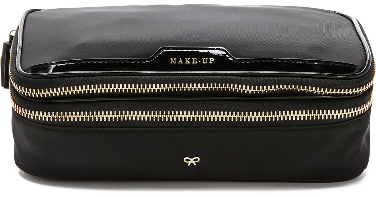 Anya Hindmarch Black Makeup Bag