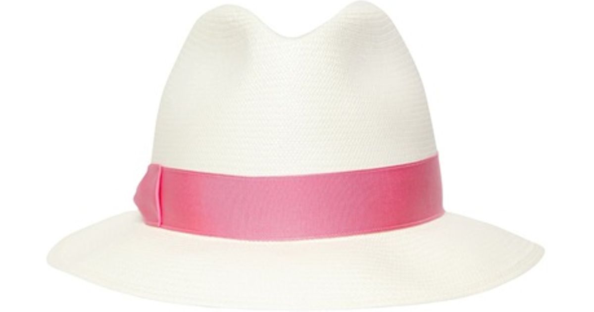 pink panama hat