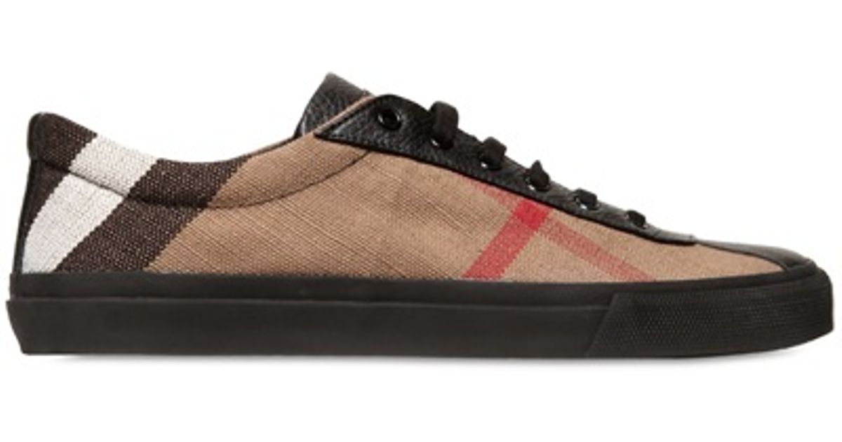 burberry canvas shoes