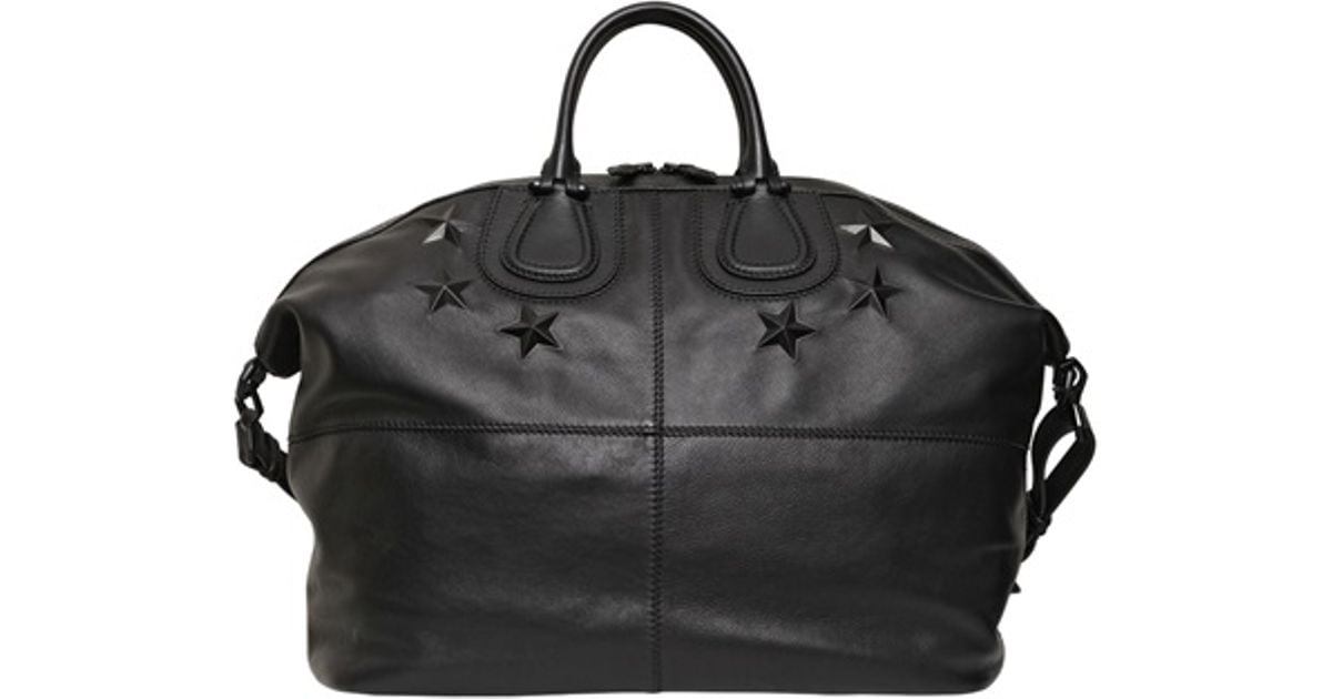Givenchy Leather Stars Nightingale Duffle Bag in Black for Men Lyst
