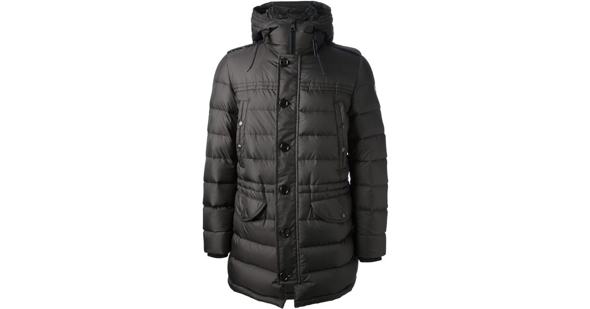 Moncler Rhone Padded Jacket in Black for Men | Lyst