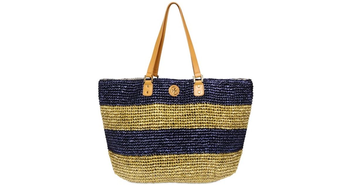 tory burch raffia bag