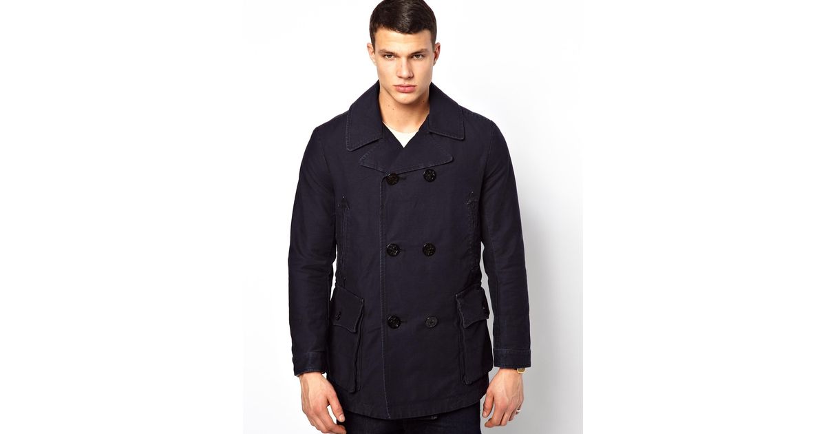 Natura اقناع منافس G Star Traction, G Star Raw Traction Wool Blend Peacoat
