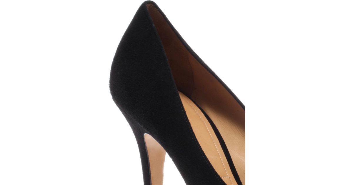Isabel Marant Poppy Suede Pumps in Black - Lyst